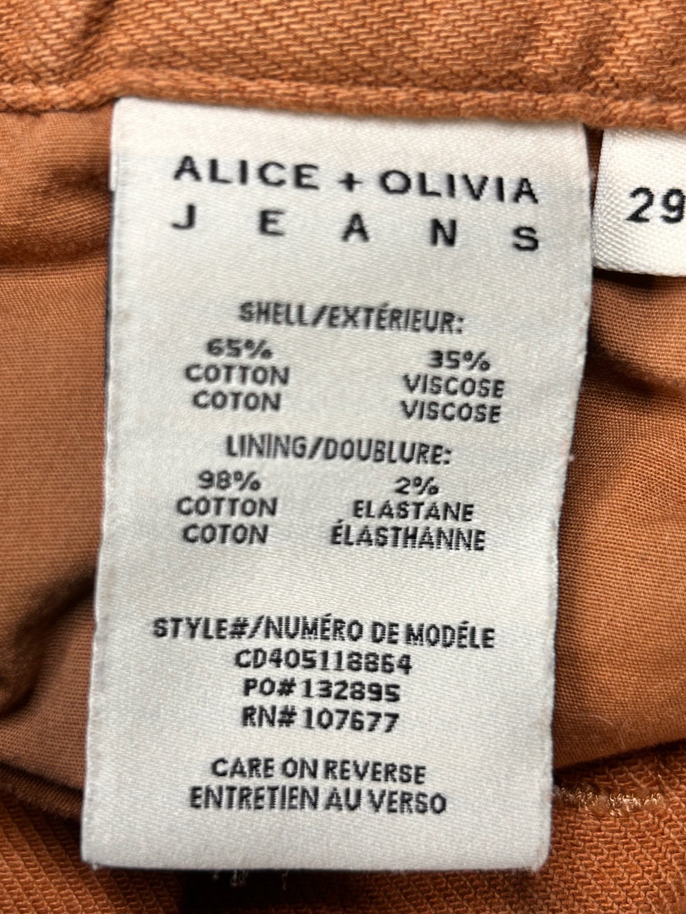 Alice + Oliva Cay Cargo Jeans 29 Wide Leg Boho Utility Slouchy - Picture 10 of 12